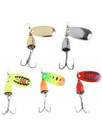 5 Piece Fishing Lure Kit for Bass Trout Crappie