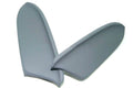 Rear Door Armrest Cover for Honda Accord (2008–2012) Gray Leather Synthetic
