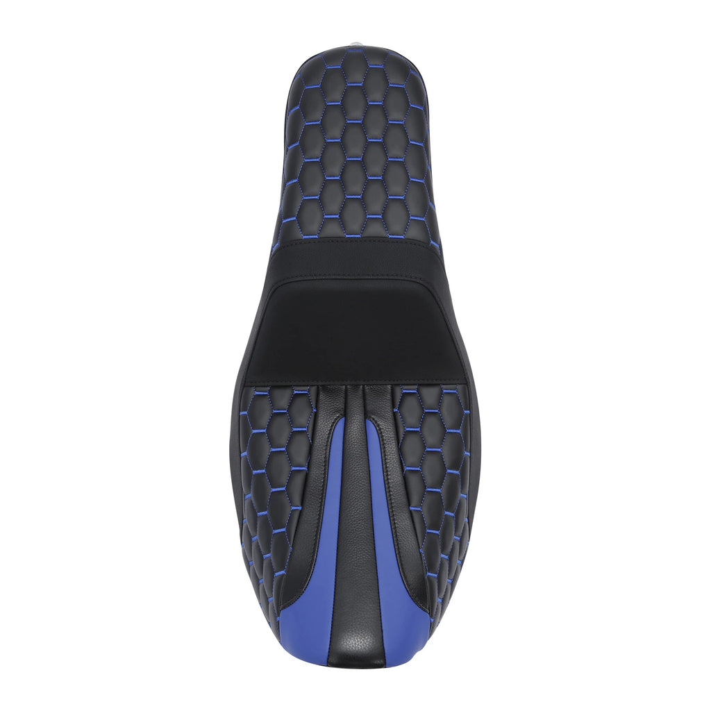 2-Up Driver Rider & Passenger Seat for Harley Dyna Super Wide Glide (2006–2017)