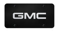 Black Stainless Steel Laser Etched GMC Logo License Plate for GMC (2000–2023)