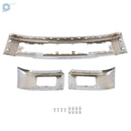 Chrome Front Bumper with Fog Light Holes for Ford F-150 (2015–2017)