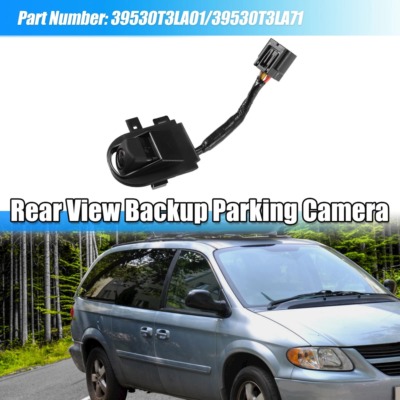 Rear View Reversing Backup Camera for Honda Accord Coupe (2013–2017)