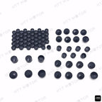 79pcs Black Caps Dress Kit for Harley Big Twins (1999–2016)