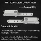 2X Steering Lever Control Pivot for Husqvarna Poulan Lawn Tractor