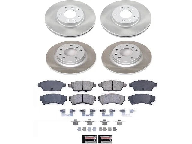 Front and Rear Brake Pad and Rotor Kit for Mazda 6 (2006–2013) RW144PB