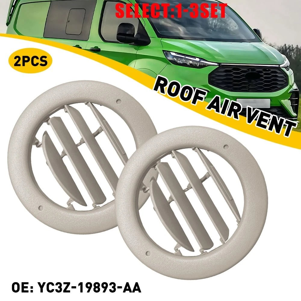 Set of 2 ABS Roof AC Air Vent Louvres for Ford Transit (2015–2025) YC3Z19893AA