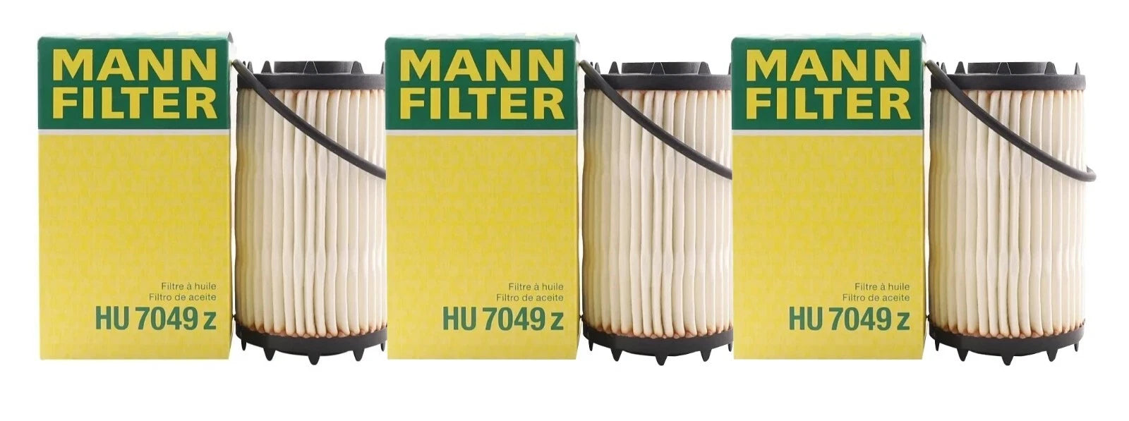 Set of 3 Engine Oil Filters for Audi Porsche Cayenne Macan Panamera