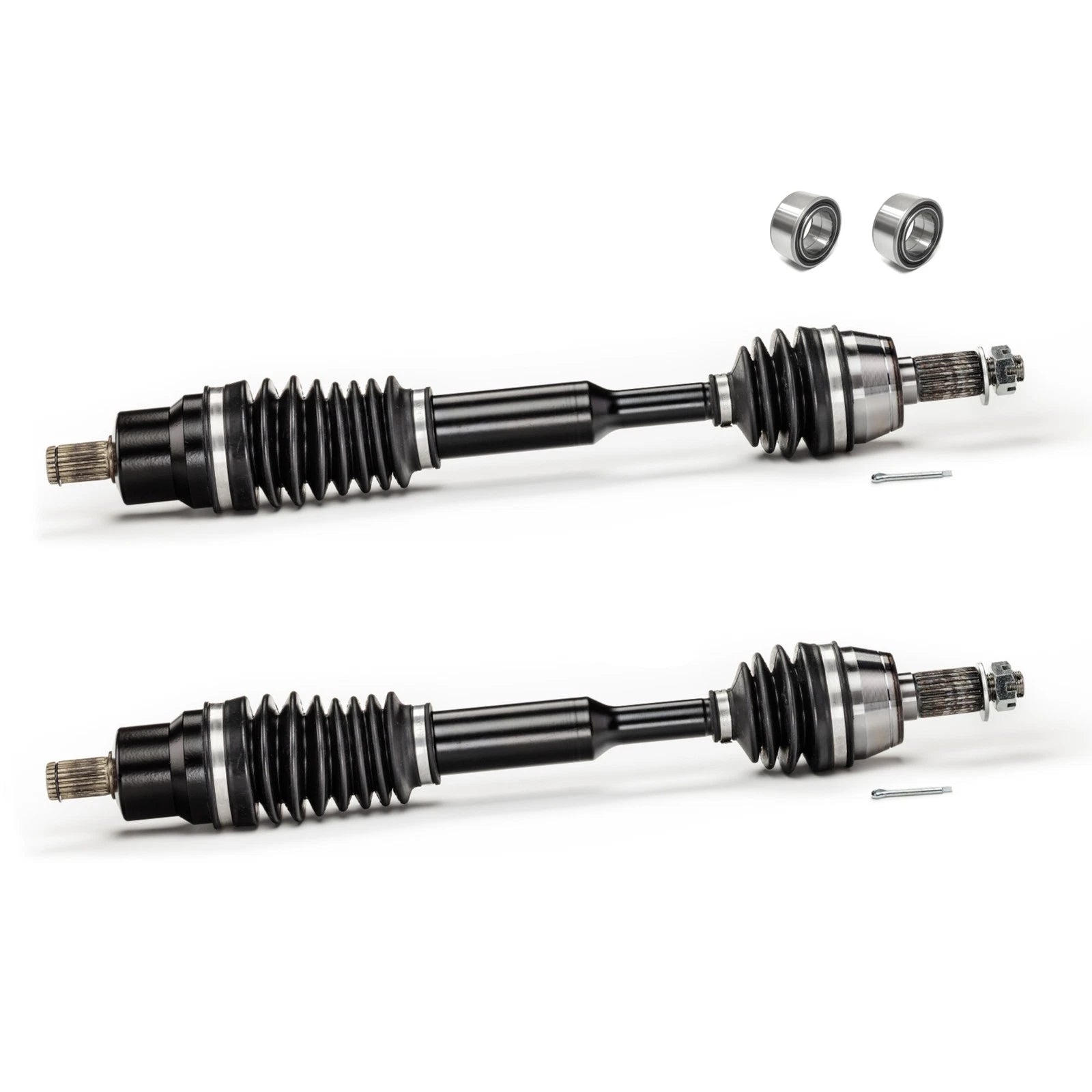 Set of 2 Monster XP Series Front CV Axles & Bearings for Polaris (1332440)