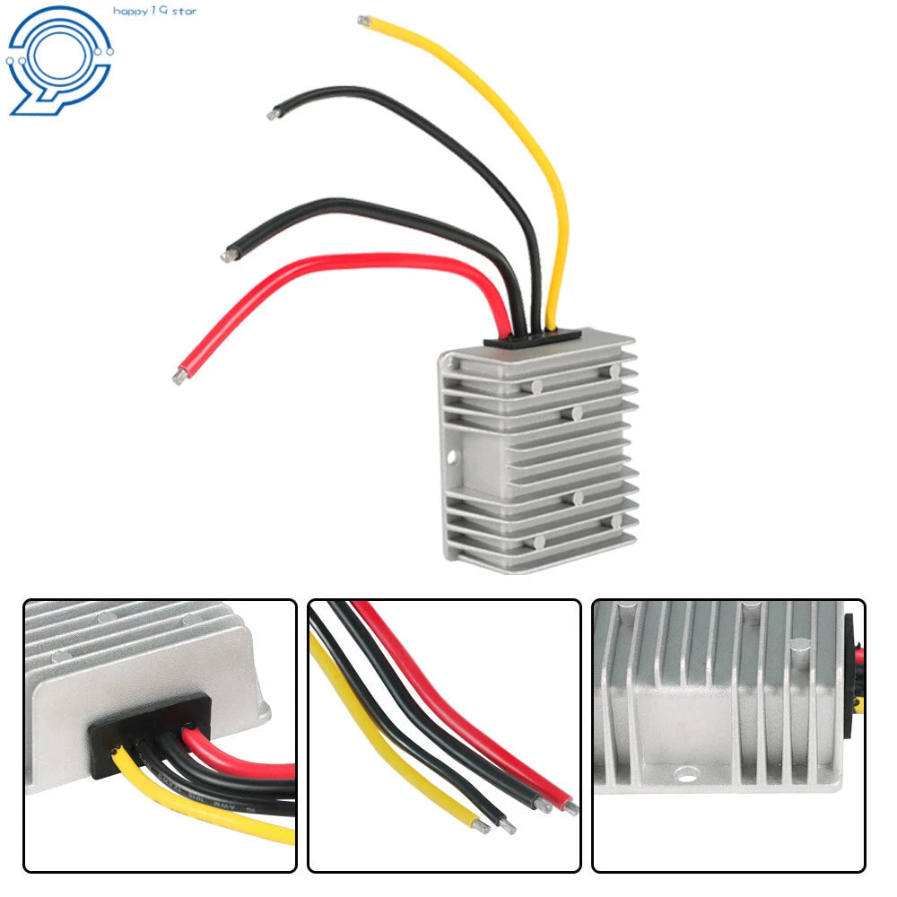 DC/DC Voltage Converter for Car (12V to 24V, 15A, 360W)