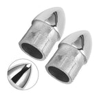 2pcs Stainless Steel Marine Pipe Valve for Boat Setup (22mm, 25mm)