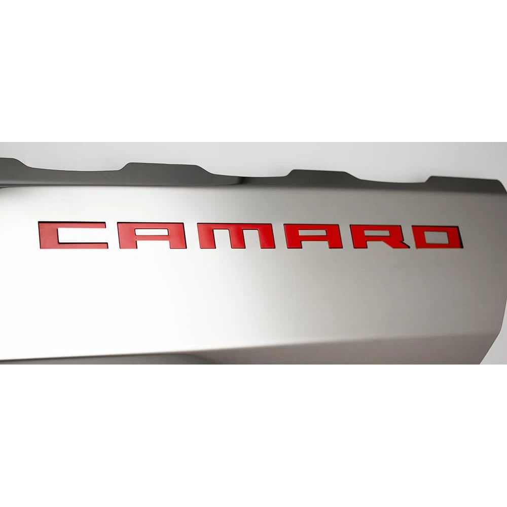 Polished Stainless Fuel Rail Covers with Logo for 2016–2019 Camaro SS