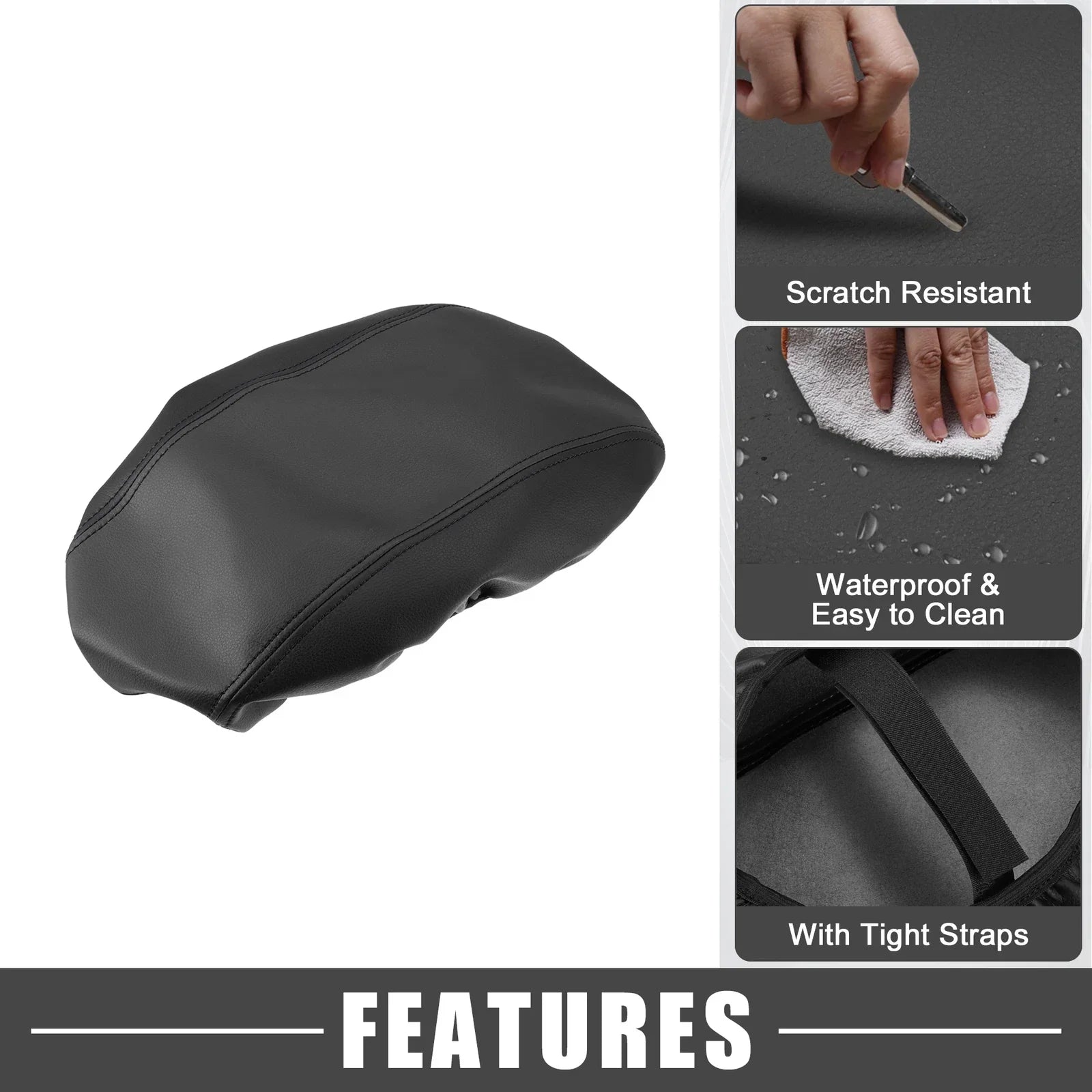 Dodge Durango Armrest Cover for Center Console 2011-2021 Black