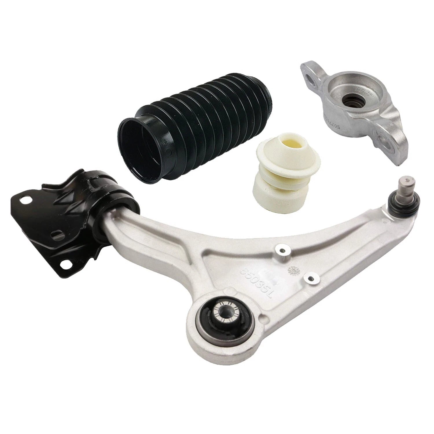 Front Left Control Arm Kit for Ford - Includes Bellows & Strut Mount