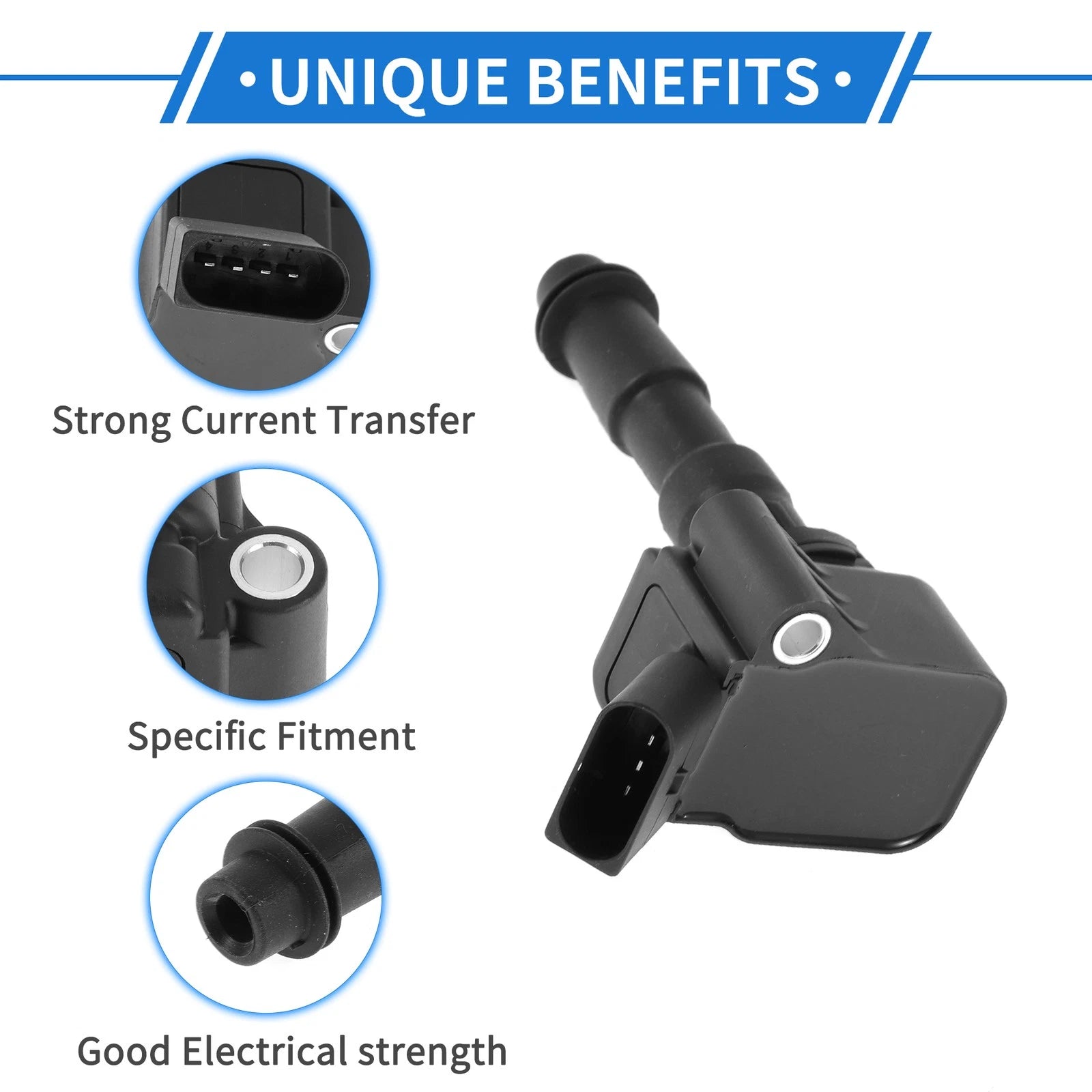 Ignition Coil Pack No.030905110B for Volkswagen Voyage 1.0 (2008–2023)