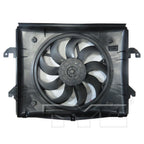 Replacement Plastic Radiator/Condenser Fan Assembly w/One Big Fan