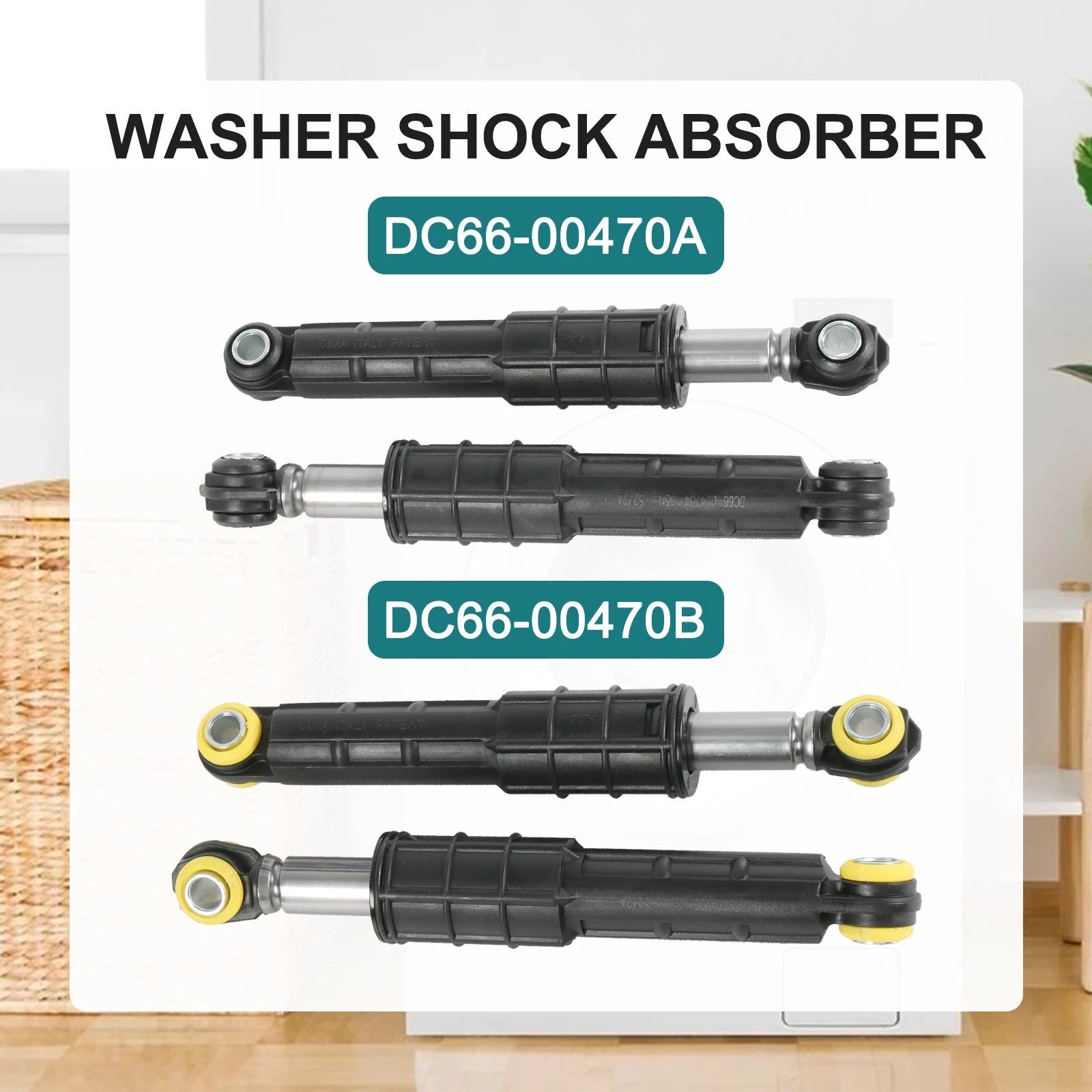 Set of 4 Washer Shock Absorbers for Samsung