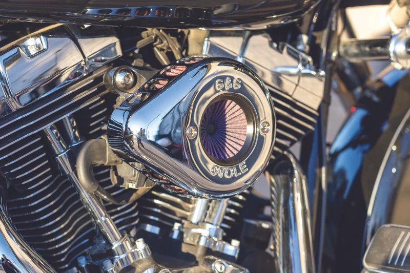S&S Cycle Stealth Air Stinger Kit for Harley BT (2001–2017) - Chrome Teardrop