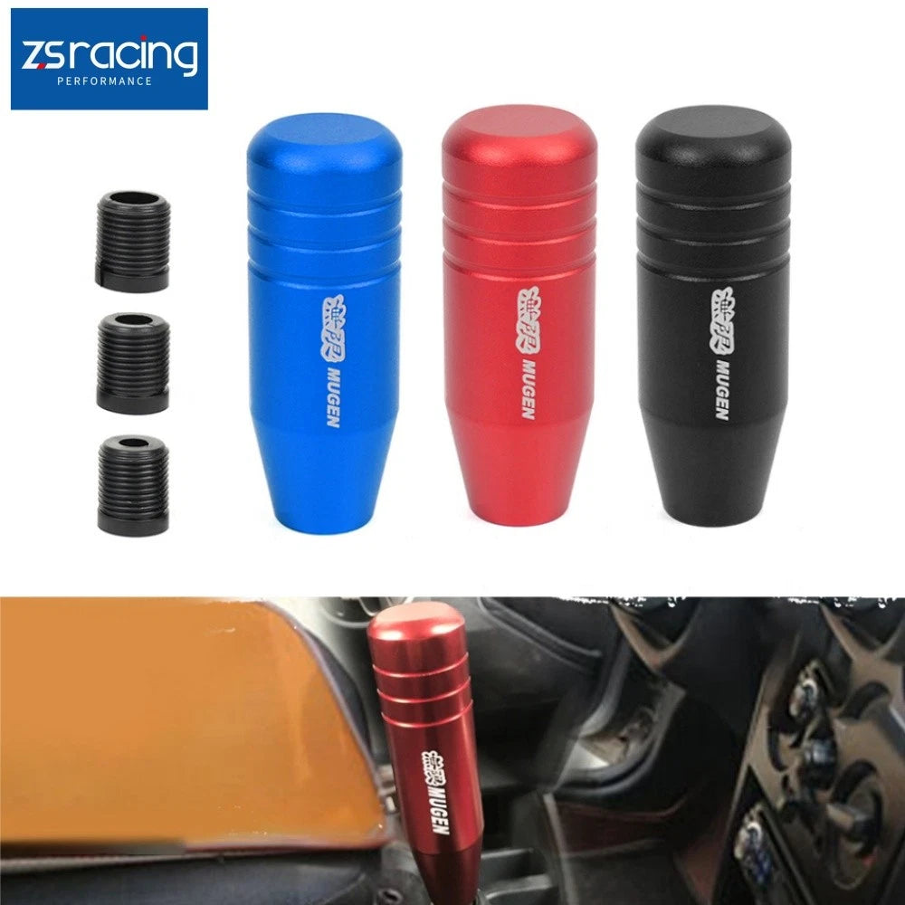 90mm Aluminum Black Manual Gear Shift Knob for Universal Fit