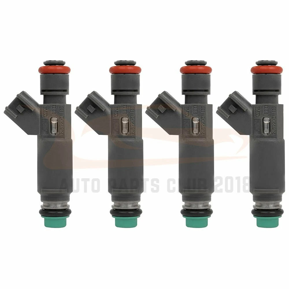 Set of 4 Fuel Injectors for Chevrolet HHR Malibu Cobalt Pontiac Solstice Saturn Ion (2006–2009)