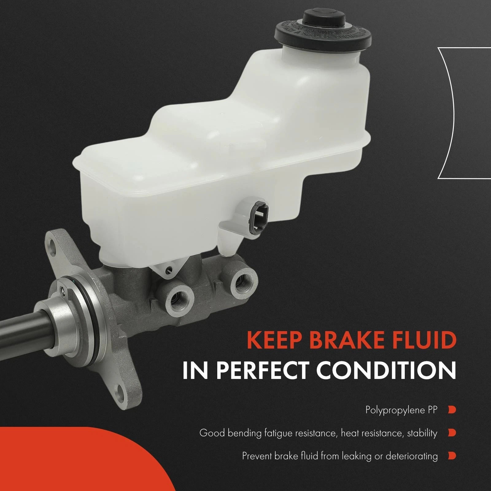 Brake Master Cylinder with Reservoir and Sensor for Toyota Corolla DOHC (2009–2013)