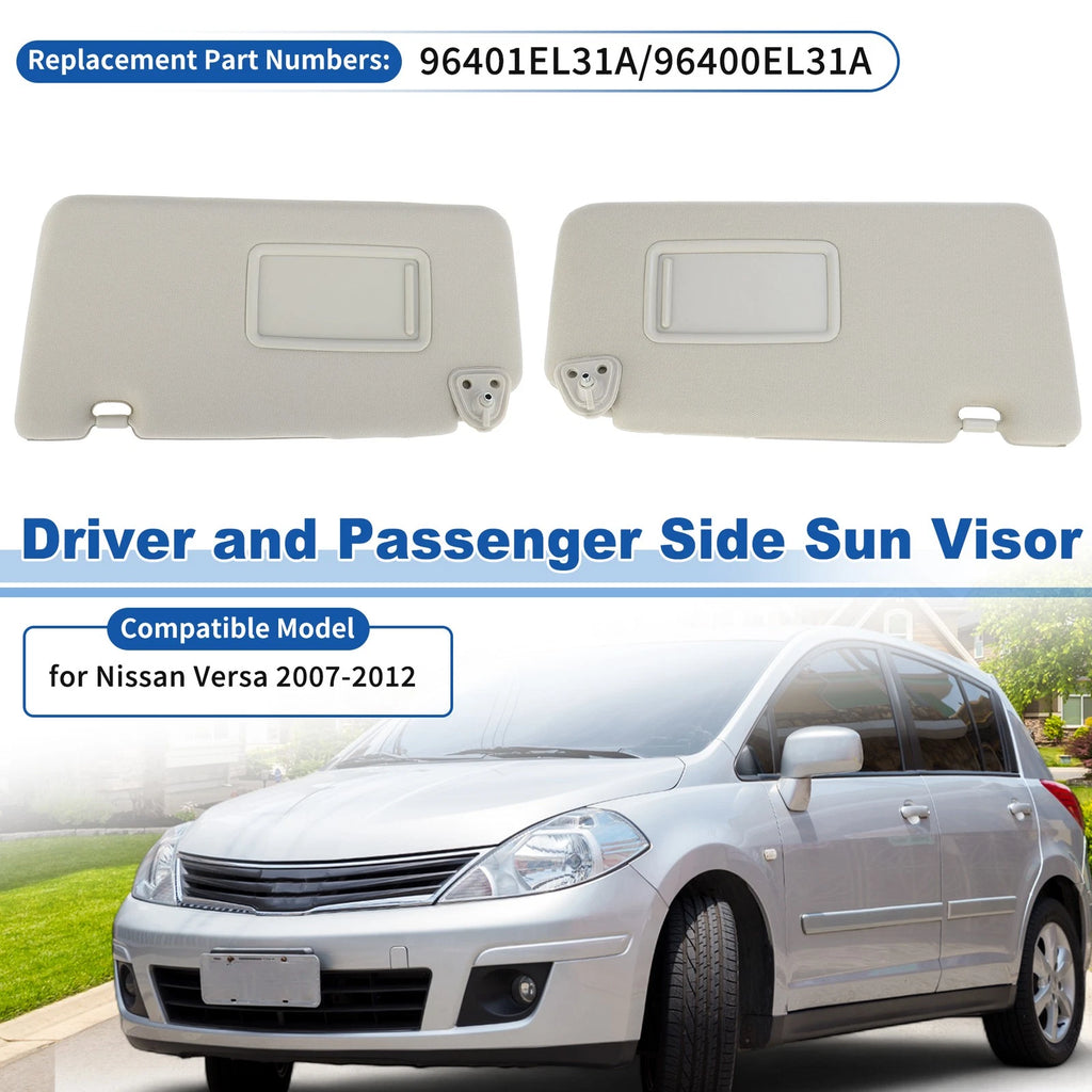 Sun Visor Set for Nissan Versa (2007–2012) No. 96401EL31A