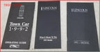 Owners Manual for Lincoln Town Car (1992)