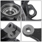 Front Knuckle & Wheel Hub Bearing for Mercury Mariner (2005â2011)