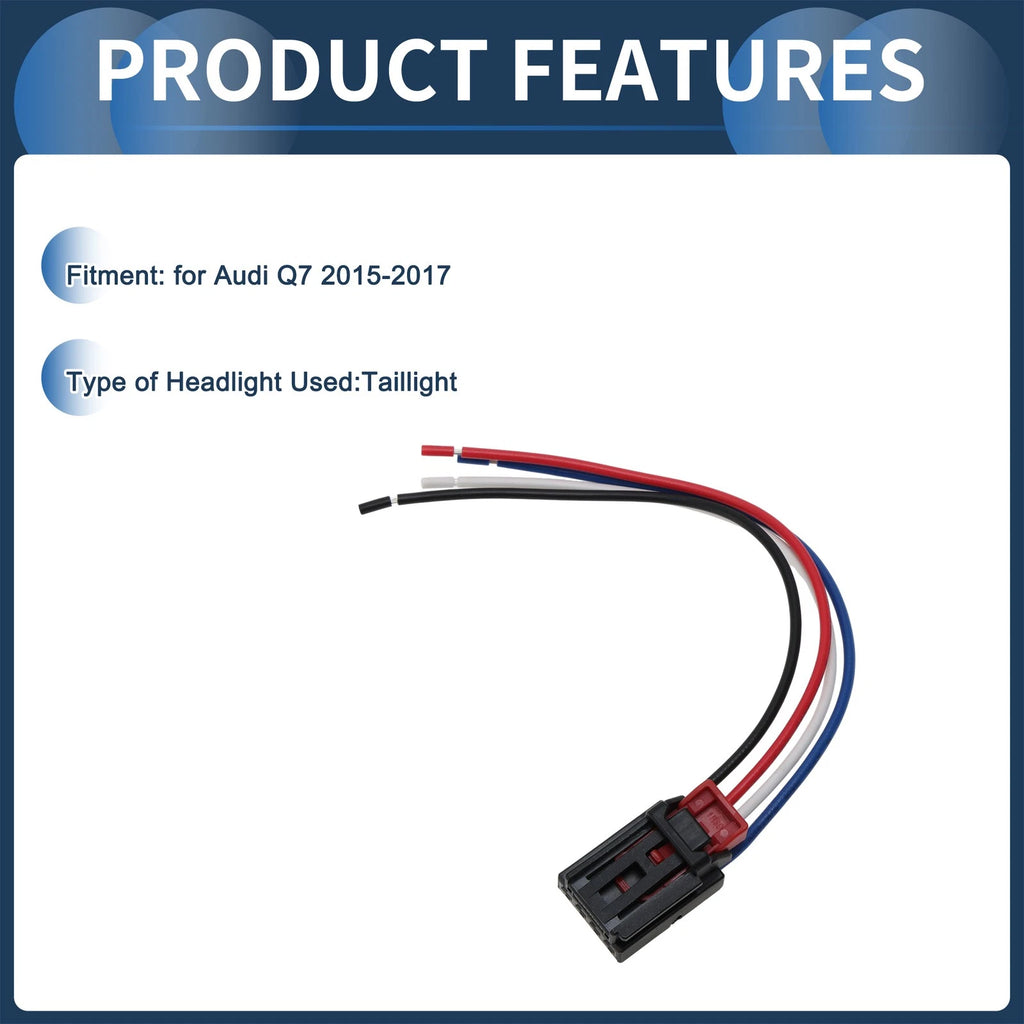 Headlight Wiring Harness Assembly for Audi Q7 (2015–2017) No.7N0972704