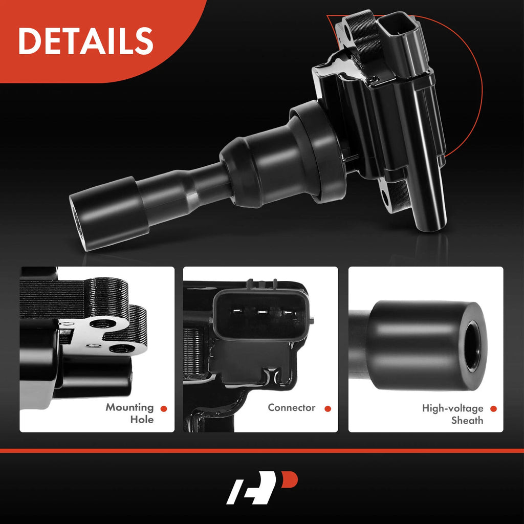 2X Ignition Coil for Mitsubishi Lancer (2004–2005) L4 2.0L Turbo