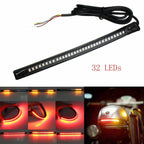 32 LED Rear Tail Light Strip for Motorcycle (DC 12V)