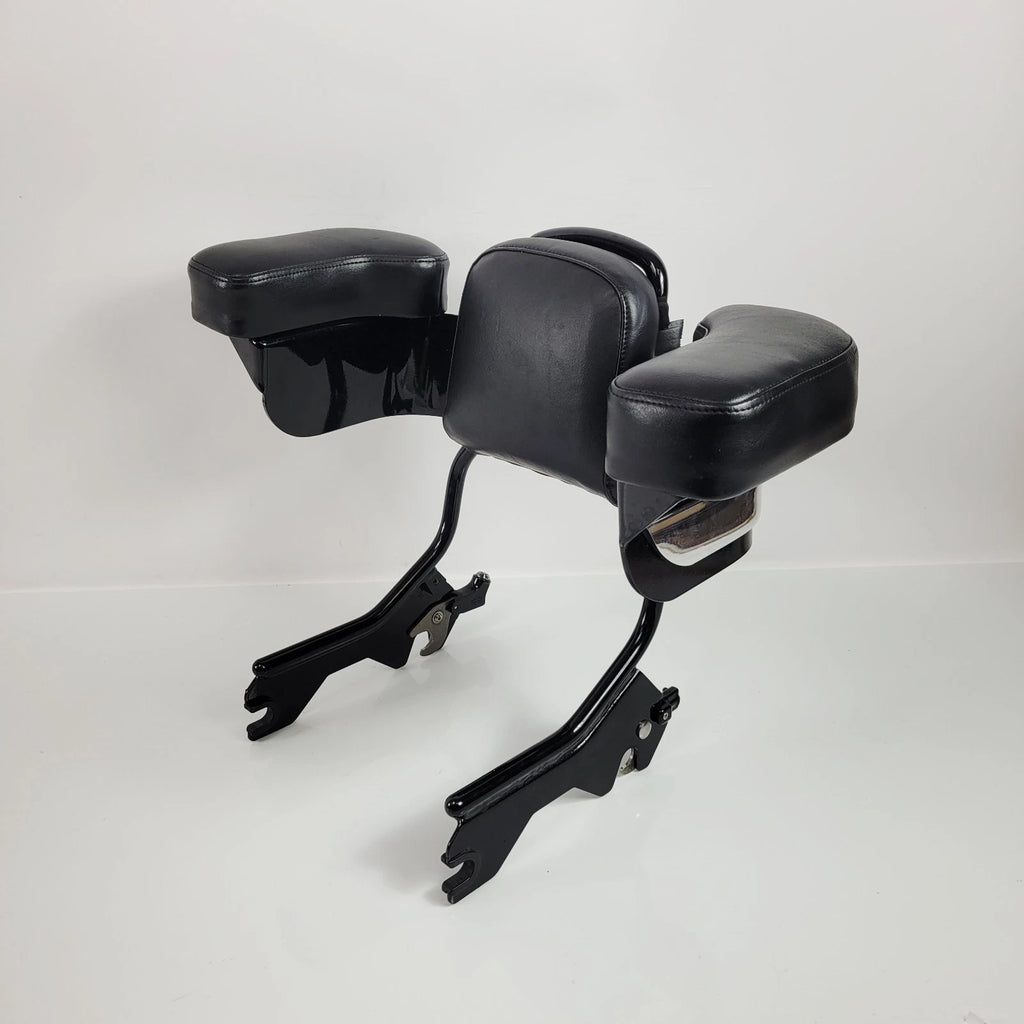 OEM Black Sissy Bar Backrest w/ Arm Rest for Harley Softail Heritage Classic (2018–2025)