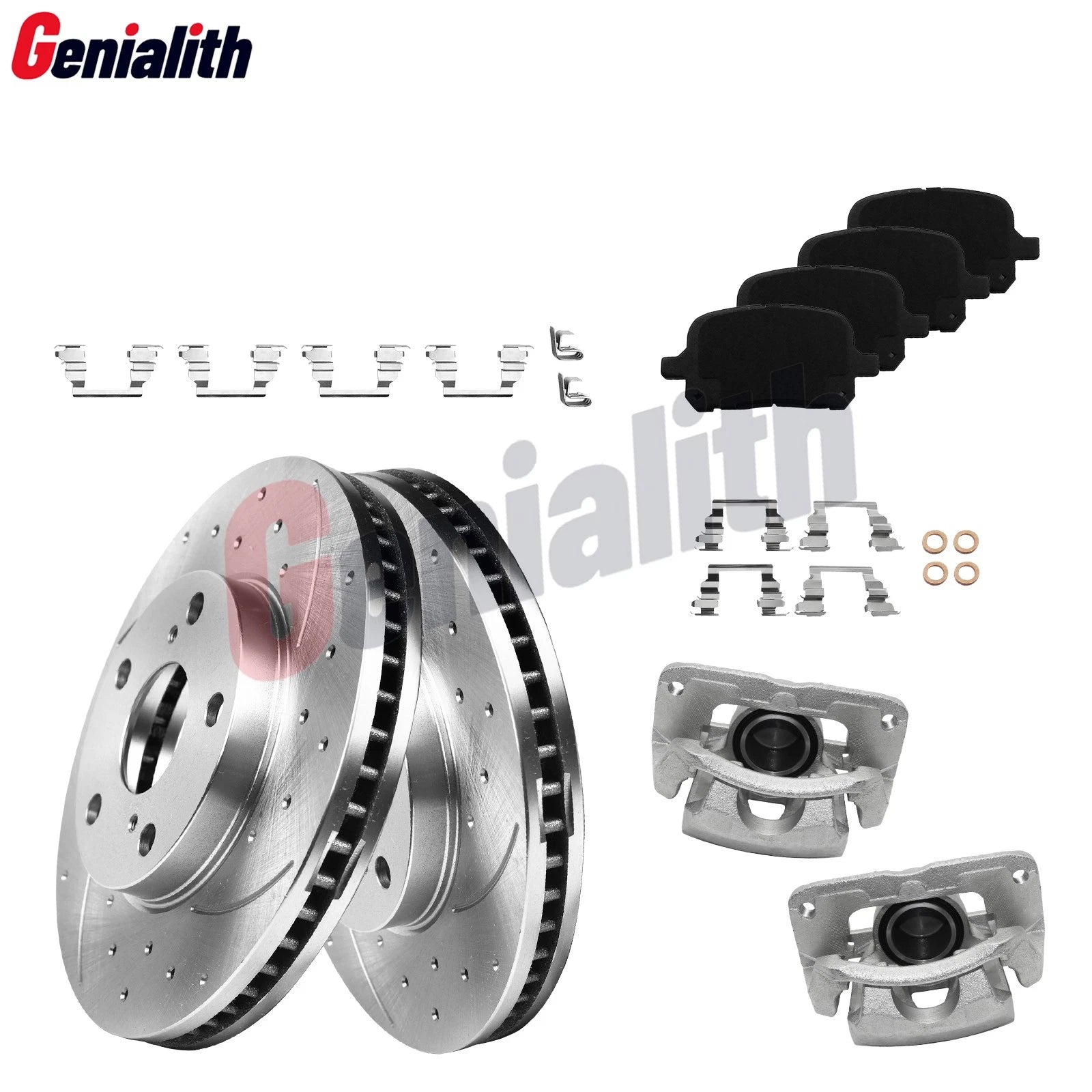 Front Disc Rotor Pads Caliper for Toyota Solara Camry (1998–2003)