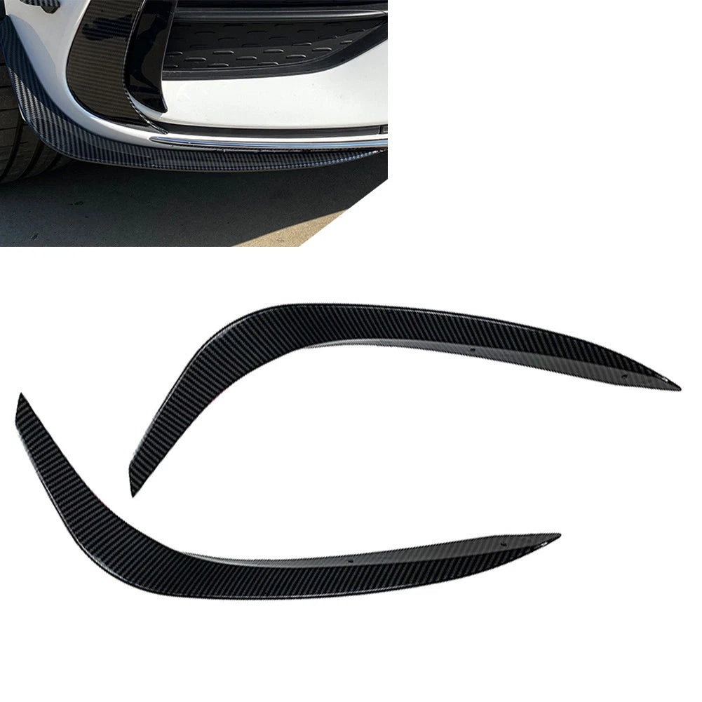 2X Front Bumper Under Lip Splitter Spoiler for Mercedes Benz C-Class W206