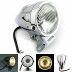 Chrome Bullet Headlight Lamp 4.75" for Hy Chopper Bobber (T9)
