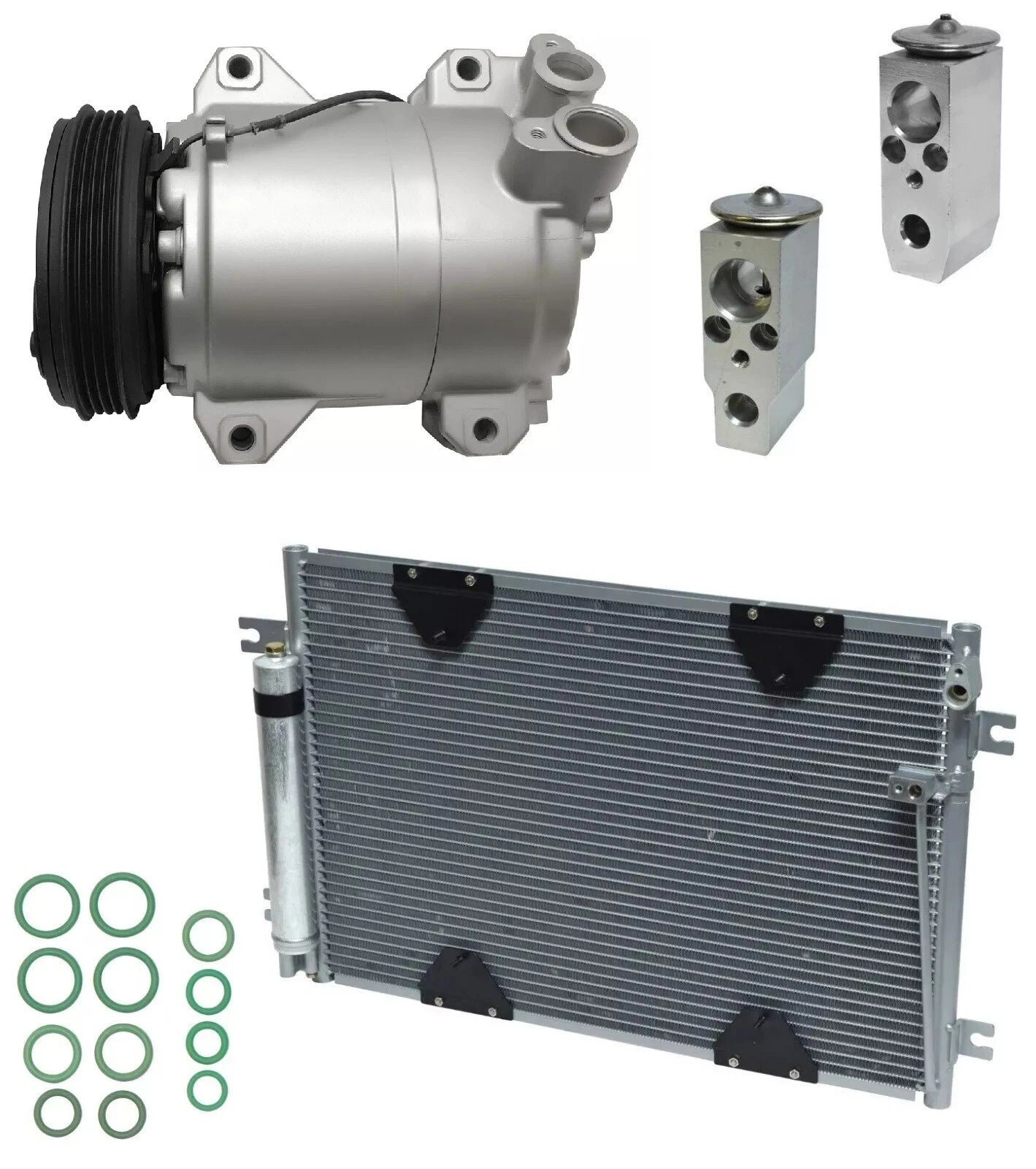 A C Compressor Kit With Condenser for Suzuki XL-7 2.7L V6 (2004–2009)
