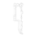 Right Radiator Support Baffle for Mercedes (2017–2023) 1675054900