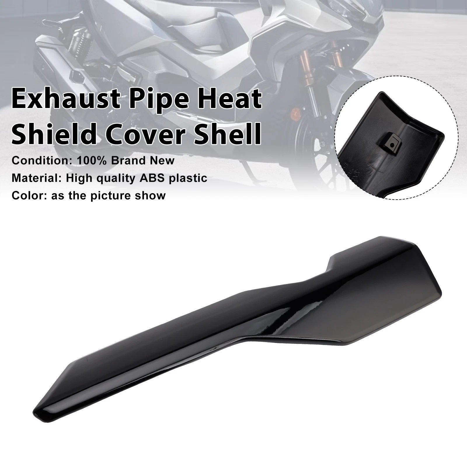 Exhaust Pipe Heat Shield Cover for Honda ADV 350 (2022–2024) Black