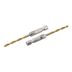 Set of 5 HSS 1/4 Inch Hex Shank Drill Bits 1-5-6-5mm