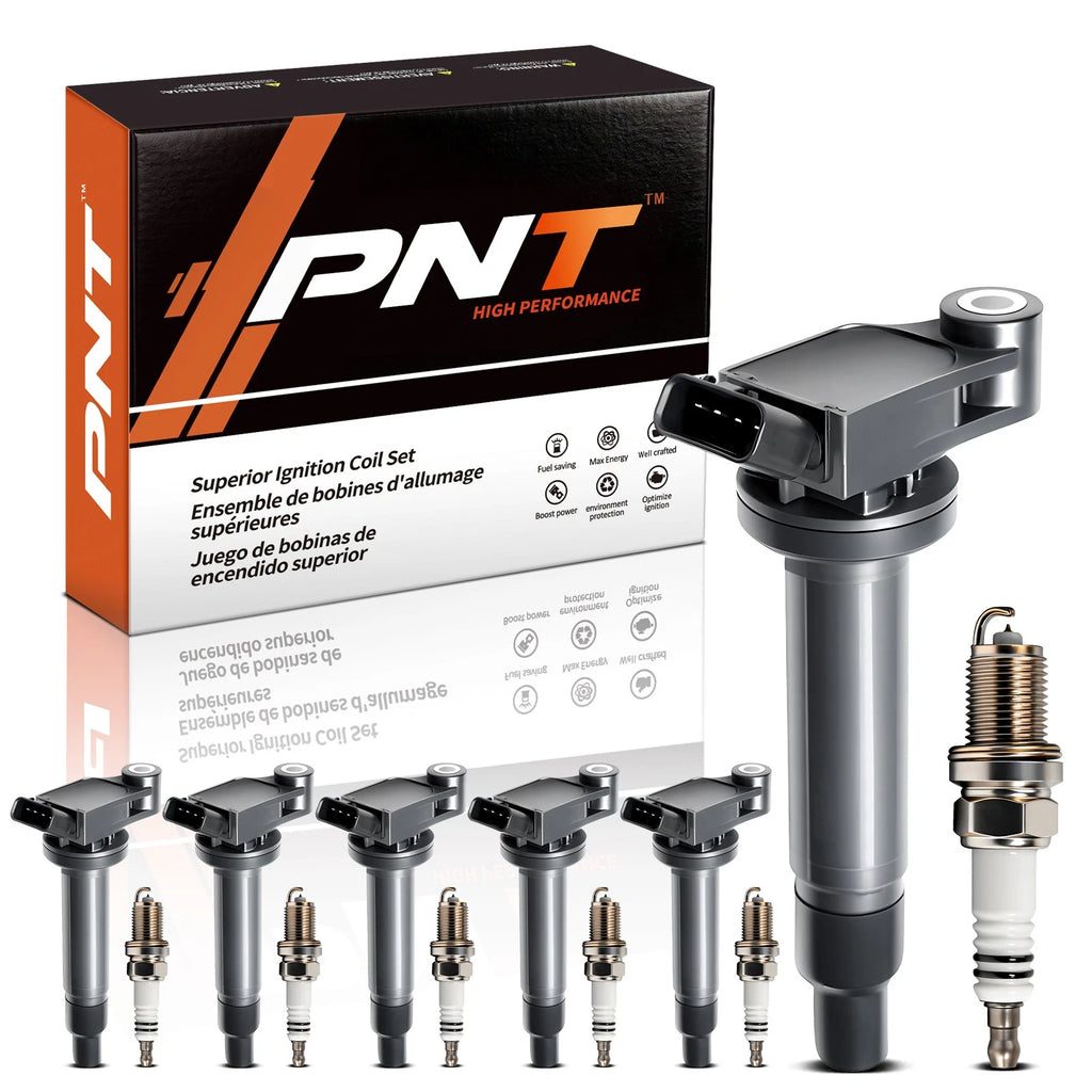6X Ignition Coil + Spark Plug Pack UF267 for Toyota Solara Sienna (2000–2006)