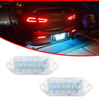 Clear Ice Blue LED License Plate Light for Mitsubishi Lancer Evolution (2003–2017)