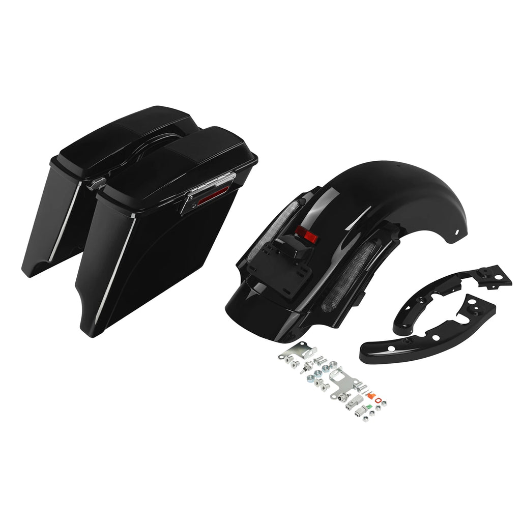 5" Stretched Hard Saddlebags for Harley Touring Road King (2009–2013)