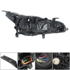 Chrome Headlight Assembly for Nissan Altima (2019–2021)