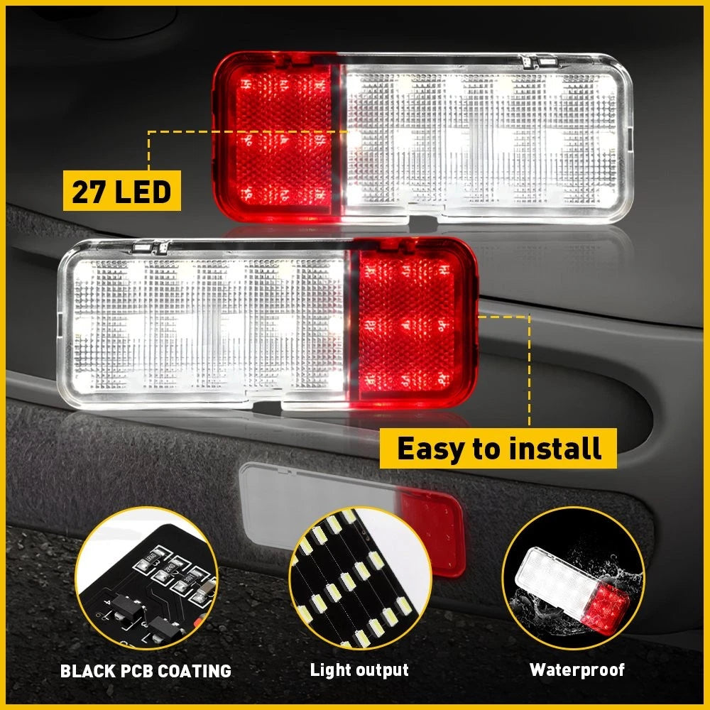 4X LED Rear Door Panel Courtesy Lamps for Ford Expedition (1997–2002)