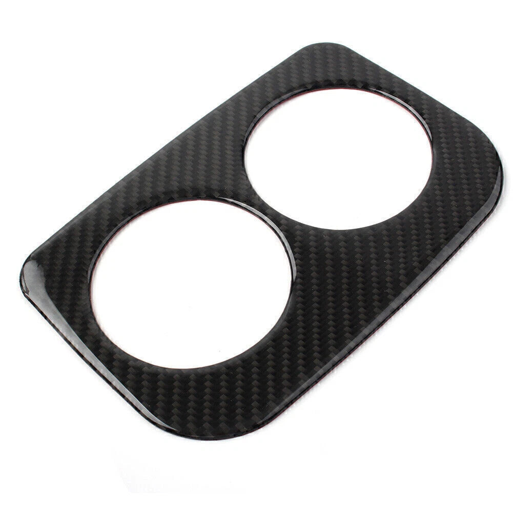 Carbon Fiber Rear Water Cup Panel Cover Trim for Subaru Forester (2013–2018)