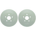 Set of 2 Bosch QuietCast Rear Disc Brake Rotors for Corolla CT200h Matrix (2009–2013)