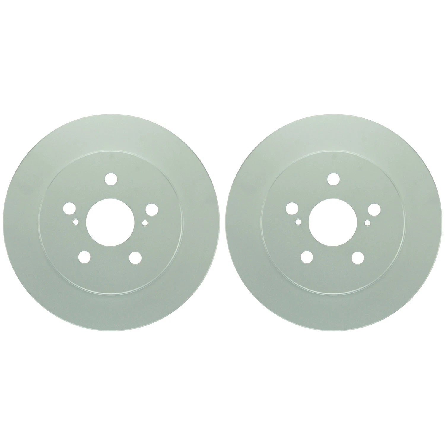 Set of 2 Bosch QuietCast Rear Disc Brake Rotors for Corolla CT200h Matrix (2009–2013)