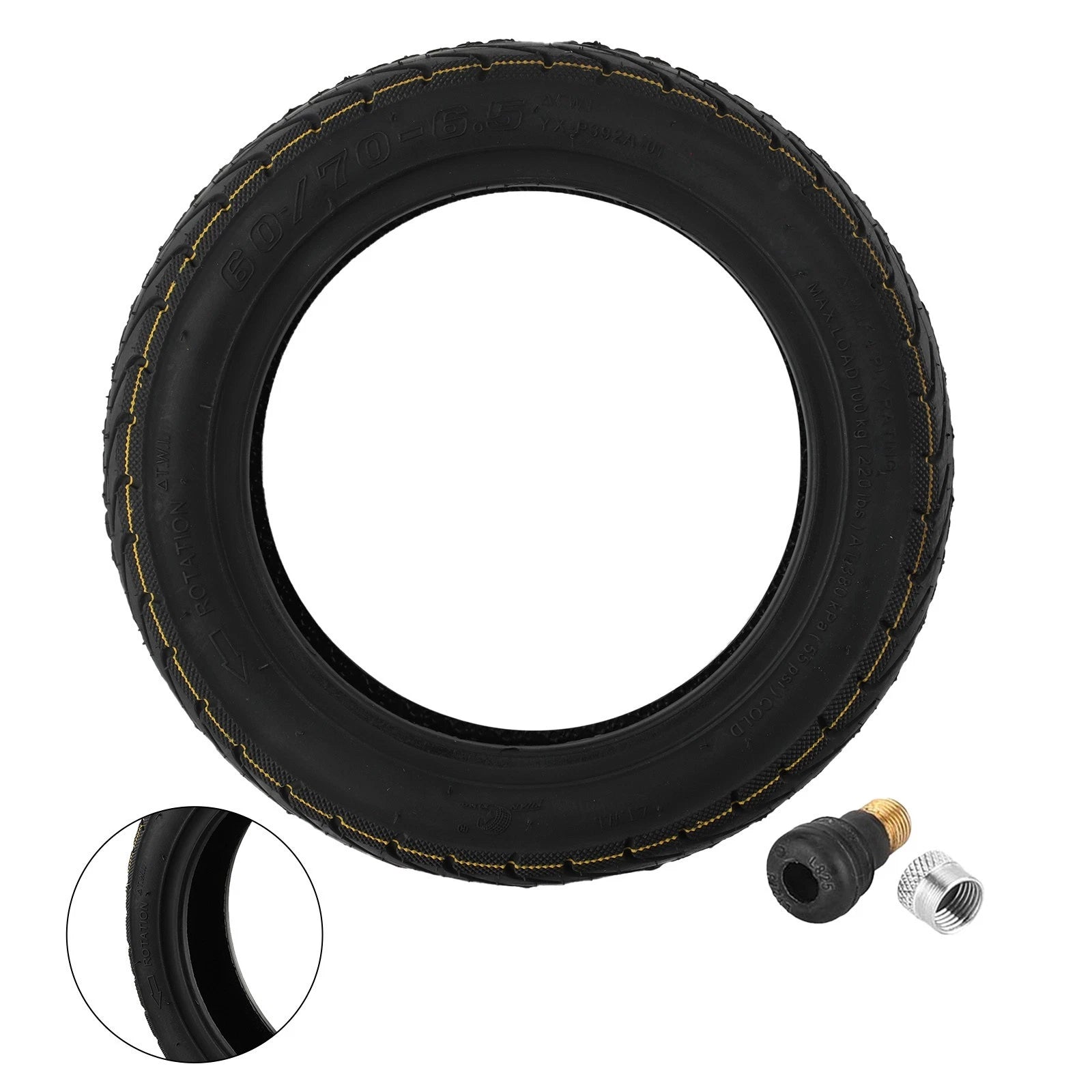 Tubeless Tire for Electric Scooter 10 Inch (60/70-6.5)