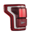 LED Tail Light for Ford F-150 (2017–2019) w/ Blind Spot Smoke Red Lens Left