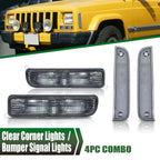 Smoke Corner Lights and Bumper Signal Lights for Jeep Cherokee XJ (1997–2001)