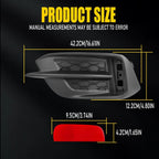 Right Rear Bumper Bezel Reflector Cover for Honda Civic Sedan (2016–2020)